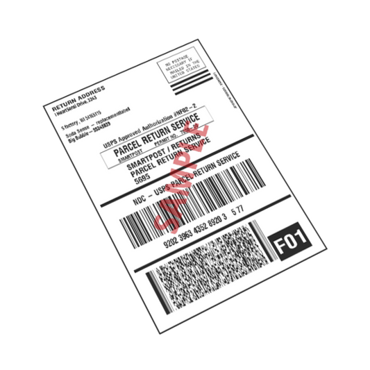 18 Pack Empty Easy Connect Canister Return Label