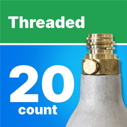 LTL Threaded CO2 Canisters (20 Count)