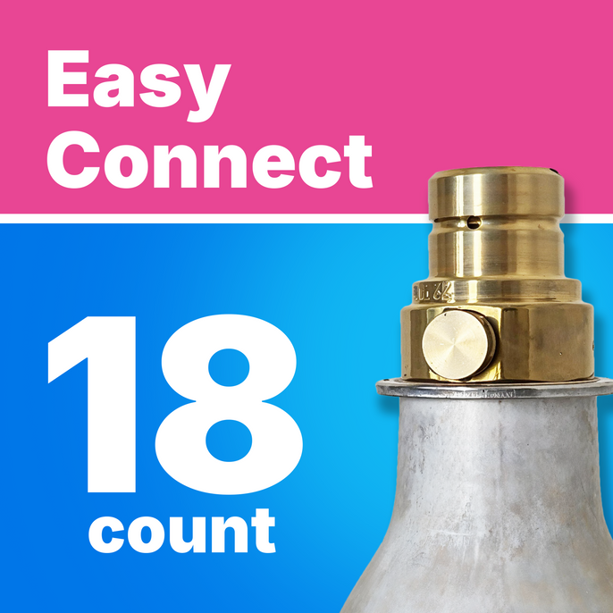18 Count Easy Connect CO2 Canisters