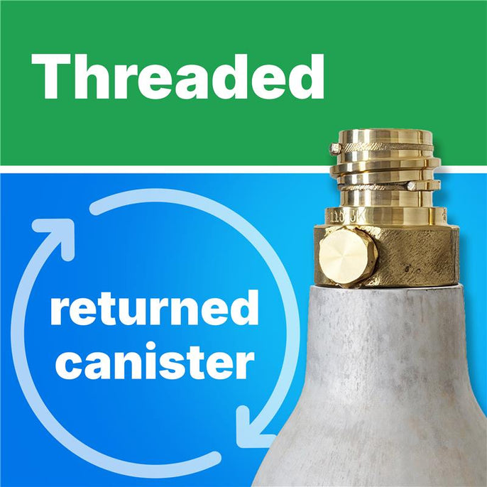 Returned Threaded CO2 Canister